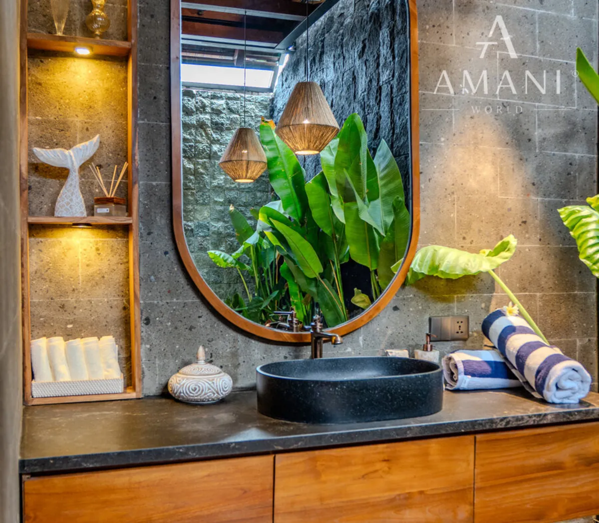 Vila Canggu — ložnice