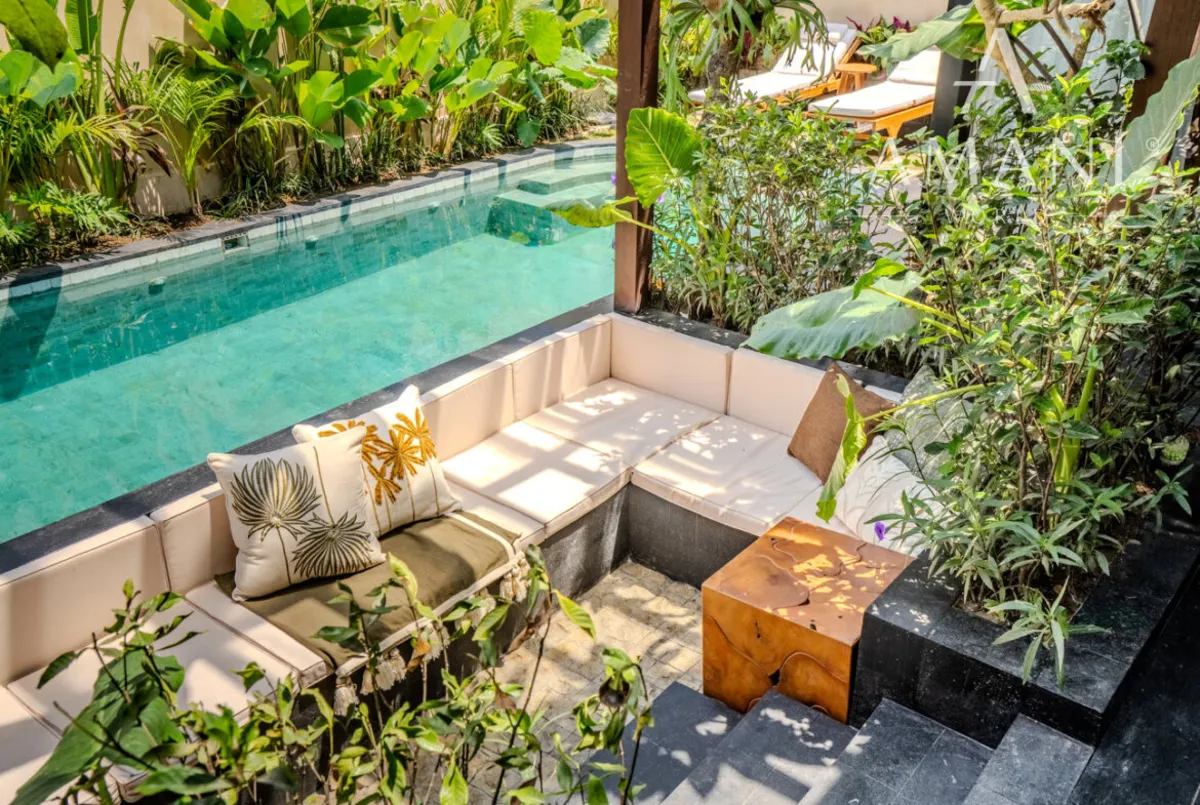 Vila Canggu — lounge prostor